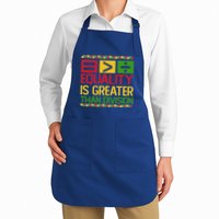 Equality Is Greater Than Division Math Apron