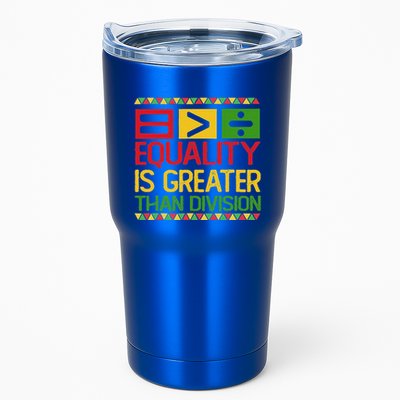 Equality Is Greater Than Division Math Tumbler
