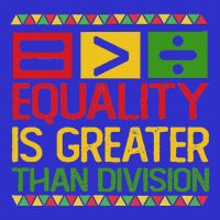 Equality Is Greater Than Division Math Mousepad