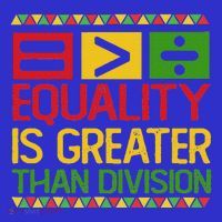 Equality Is Greater Than Division Math Sustainable Knit Beanie