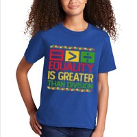 Equality Is Greater Than Division Math Kids T-Shirt