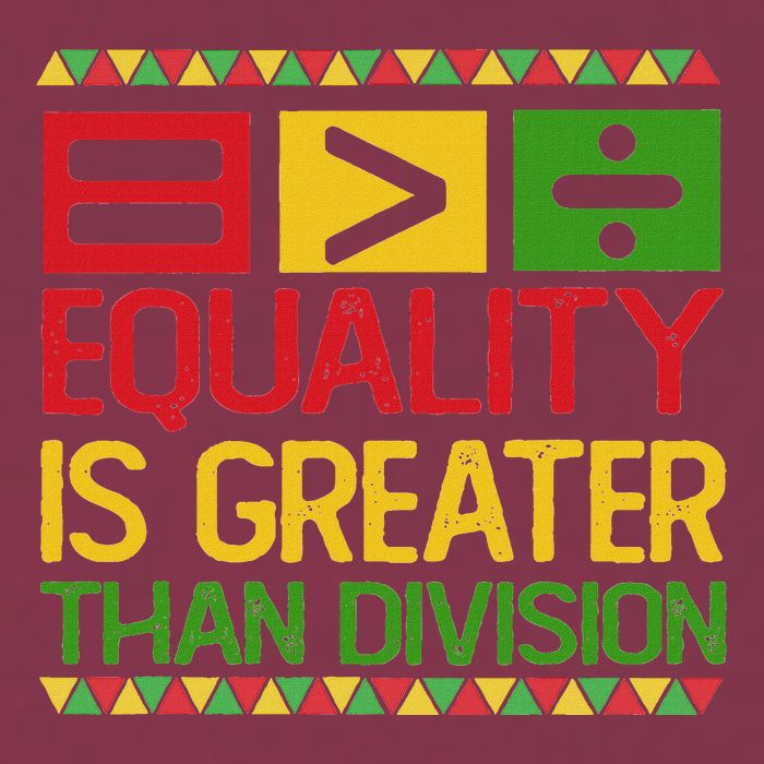 Equality Is Greater Than Division Math 16oz Travel Tumbler