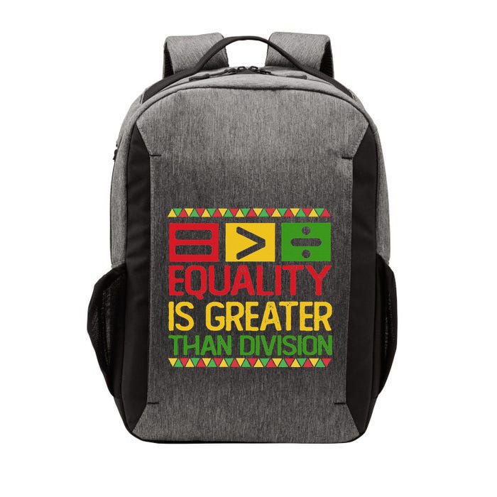 Equality Is Greater Than Division Math Vector Backpack