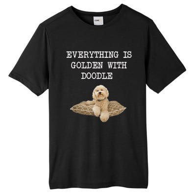 Everything Is Golden With My Goldendoodle Gift Tall Fusion ChromaSoft Performance T-Shirt