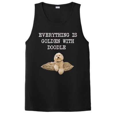 Everything Is Golden With My Goldendoodle Gift PosiCharge Competitor Tank