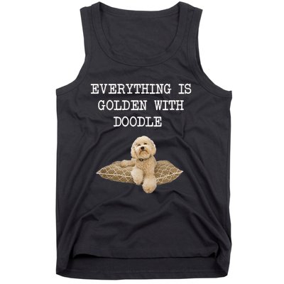 Everything Is Golden With My Goldendoodle Gift Tank Top