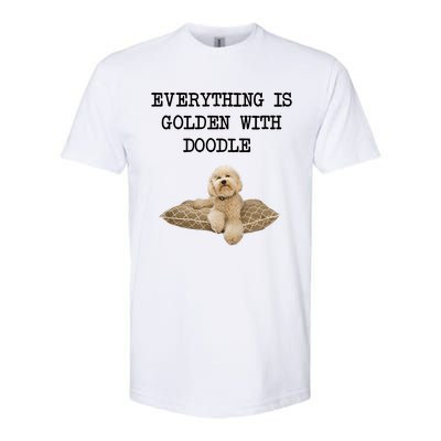 Everything Is Golden With My Goldendoodle Gift Softstyle CVC T-Shirt