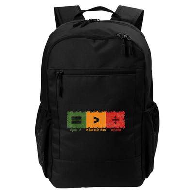 Equality Is Greater Than Division Math Daily Commute Backpack