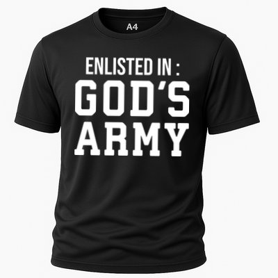 Enlisted In Gods Army Performance Shirt