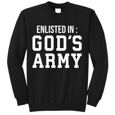 Enlisted In Gods Army Sweatshirt