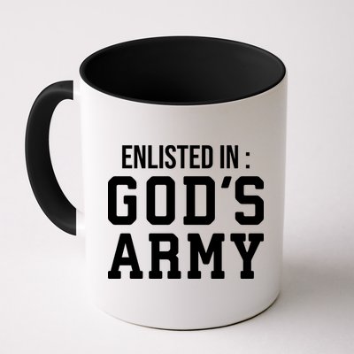Enlisted In Gods Army Mug