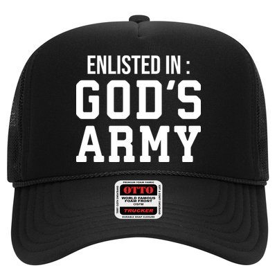 Enlisted In Gods Army Trucker Hat