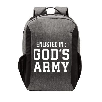 Enlisted In Gods Army Vector Backpack