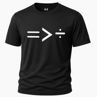 Equal Is Greater Than Divided Cooling Performance Crew T-Shirt