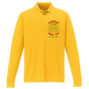 Everyday Is Good Day To Workout Performance Long Sleeve Polo