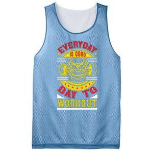 Everyday Is Good Day To Workout Mesh Reversible Basketball Jersey Tank