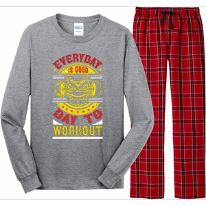 Everyday Is Good Day To Workout Long Sleeve Pajama Set