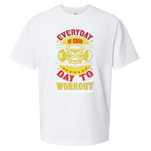 Everyday Is Good Day To Workout Sueded Cloud Jersey T-Shirt