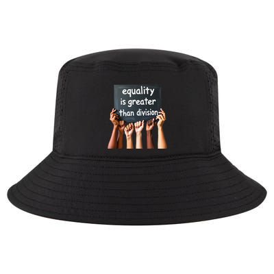 Equality Is Greater Than Division Math Black History Month .Png Cool Comfort Performance Bucket Hat
