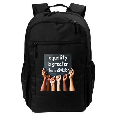 Equality Is Greater Than Division Math Black History Month .Png Backpack