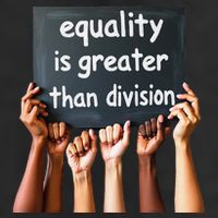 Equality Is Greater Than Division Math Black History Month .Png Large Microfiber Waffle Golf Towel
