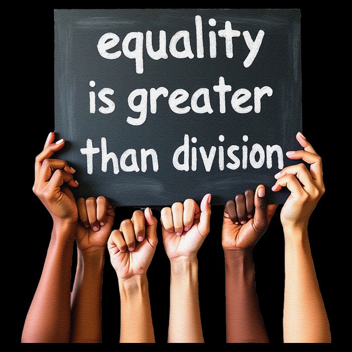 Equality Is Greater Than Division Math Black History Month .Png Toddler Fine Jersey T-Shirt