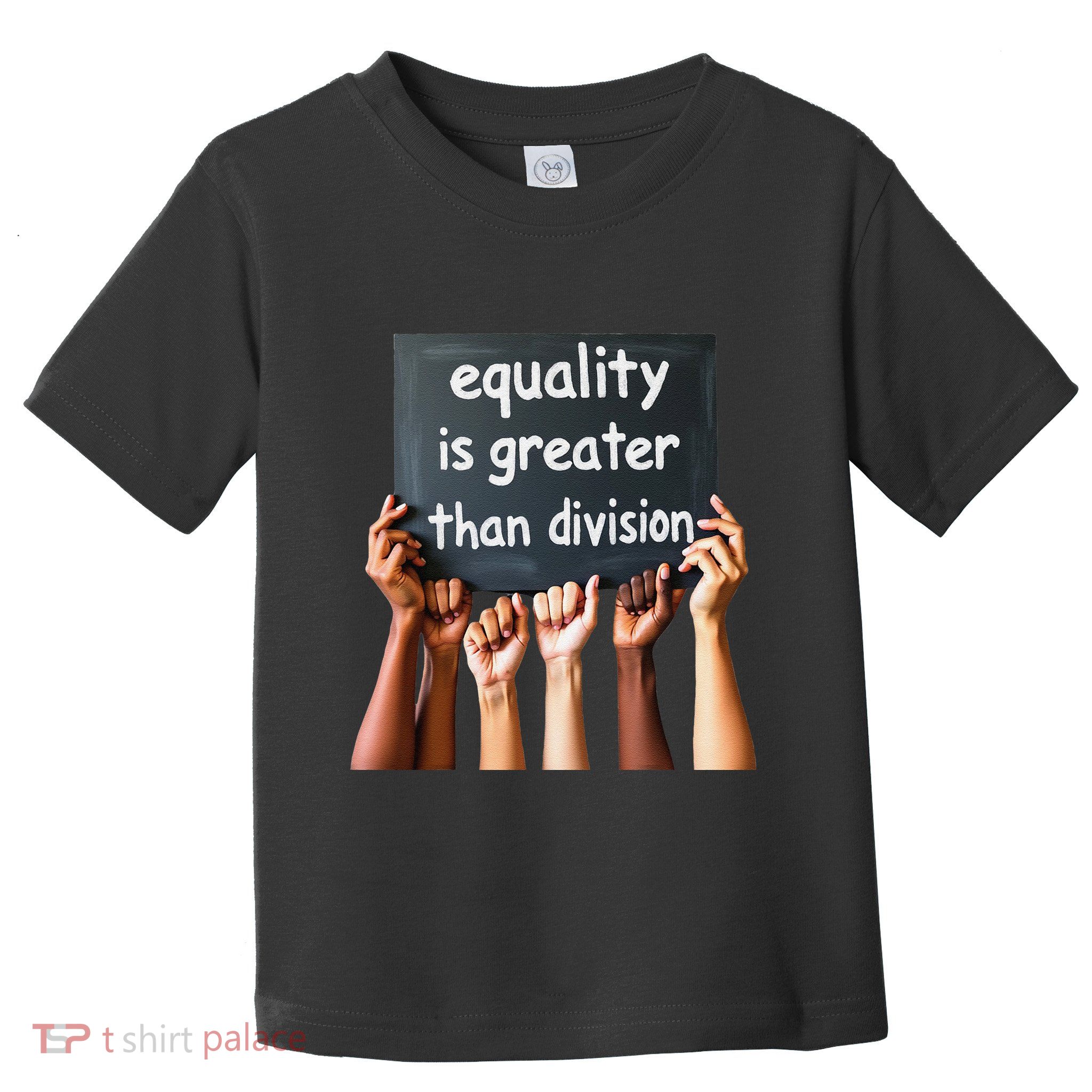 Equality Is Greater Than Division Math Black History Month .Png Toddler T-Shirt