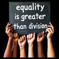 Equality Is Greater Than Division Math Black History Month .Png Full Zip Hoodie