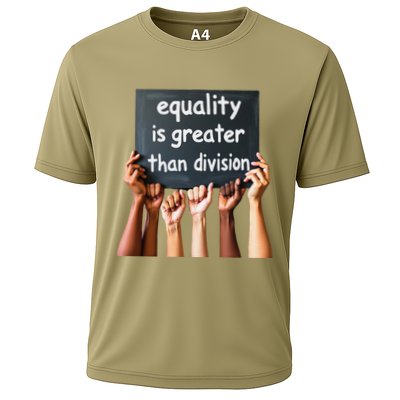 Equality Is Greater Than Division Math Black History Month .Png Performance Shirt