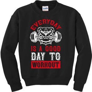 Everyday Is Good Day To Workout Kids Sweatshirt