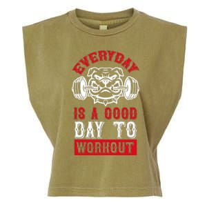 Everyday Is Good Day To Workout Garment-Dyed Women's Muscle Tee