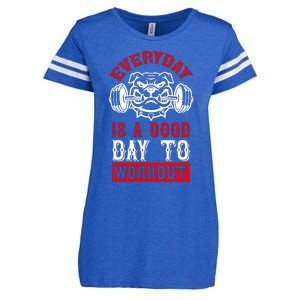 Everyday Is Good Day To Workout Enza Ladies Jersey Football T-Shirt