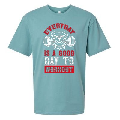 Everyday Is Good Day To Workout Sueded Cloud Jersey T-Shirt