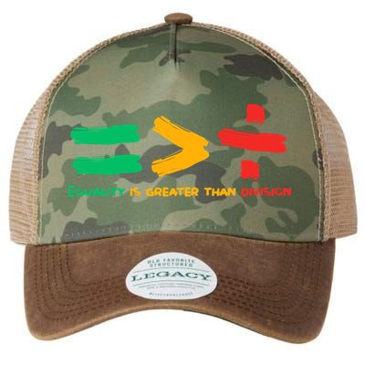 Equality Is Greater Than Division Legacy Tie Dye Trucker Hat