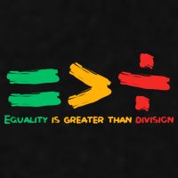 Equality Is Greater Than Division Ladies PosiCharge Tri-Blend Wicking Tank