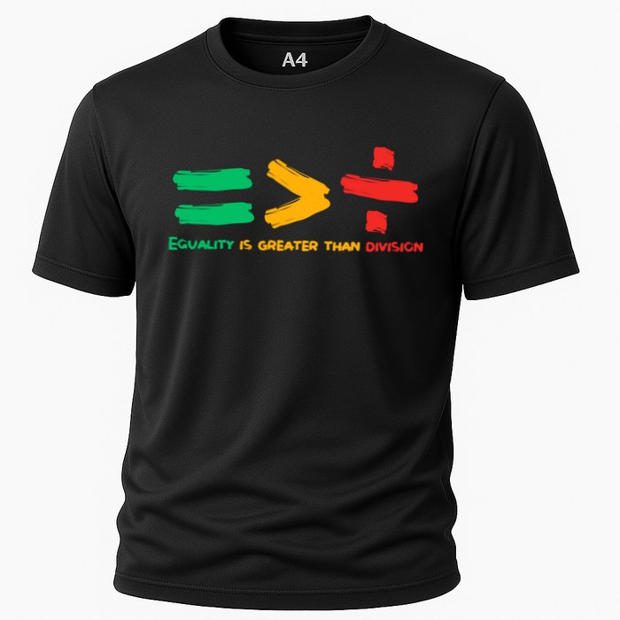 Equality Is Greater Than Division Performance Shirt
