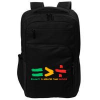 Equality Is Greater Than Division Impact Tech Backpack