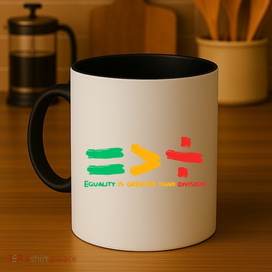 Equality Is Greater Than Division Coffee Mug