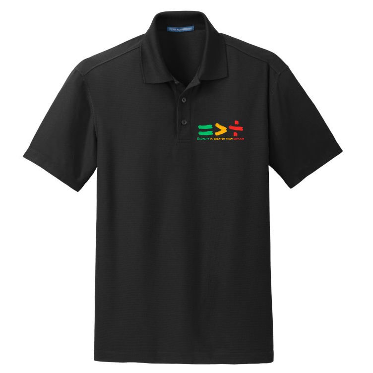 Equality Is Greater Than Division Dry Zone Grid Polo