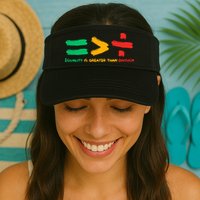 Equality Is Greater Than Division Visor