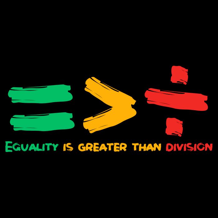 Equality Is Greater Than Division Ladies Long Sleeve Shirt