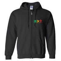 Equality Is Greater Than Division Full Zip Hoodie
