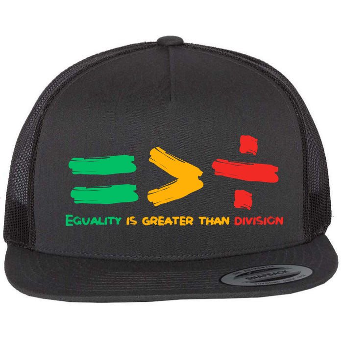 Equality Is Greater Than Division Flatbill Hat