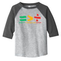 Equality Is Greater Than Division Toddler Fine Jersey T-Shirt