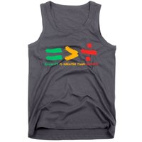 Equality Is Greater Than Division Tank Top