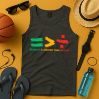 Equality Is Greater Than Division Tank Top