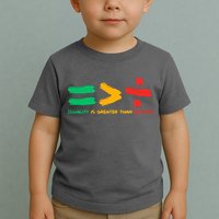 Equality Is Greater Than Division Toddler T-Shirt