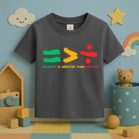 Equality Is Greater Than Division Toddler T-Shirt
