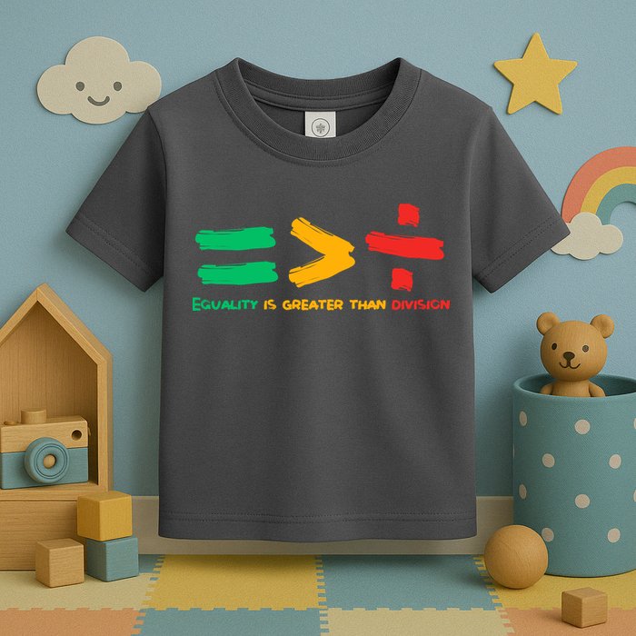 Equality Is Greater Than Division Toddler T-Shirt