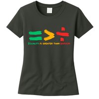 Equality Is Greater Than Division Womens T-Shirt